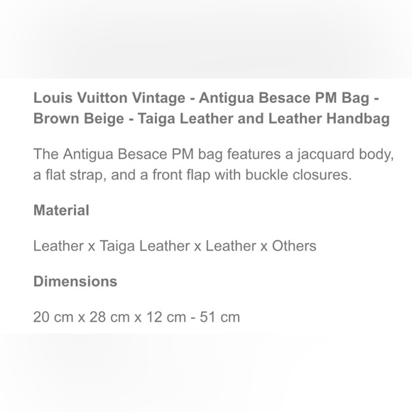 Louis Vuitton Antigua Besace PM - Picture 8 of 8